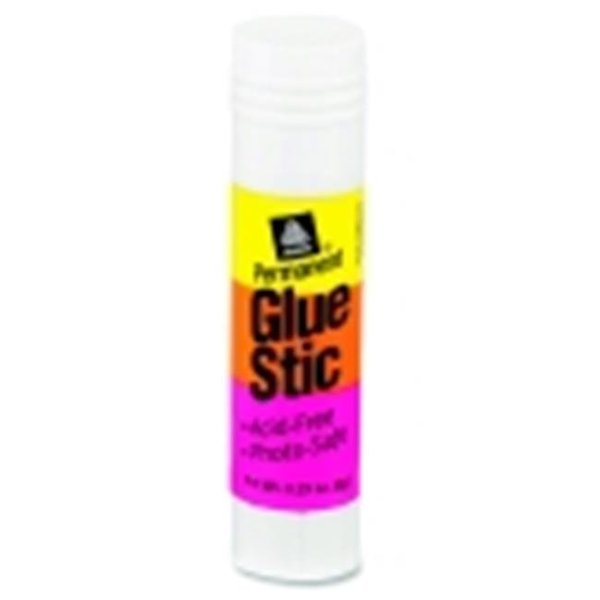 Avery Avery Acid-Free Non-Toxic Photo-Safe Permanent Retractable Washable Glue Stick With Click Seal Cap; Pack - 12 1460243
